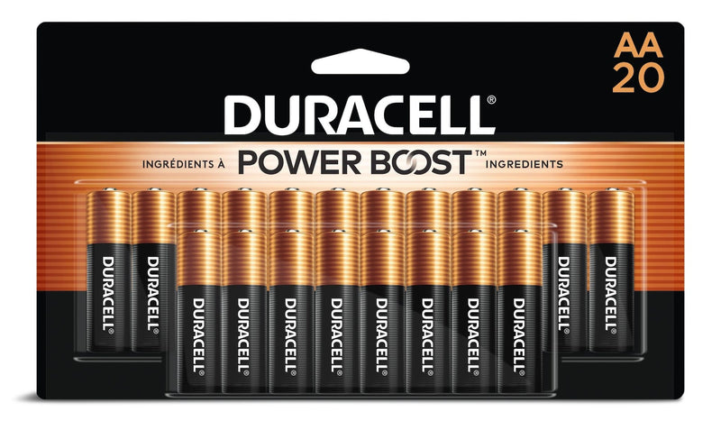 Coppertop AA Batteries, Alkaline, 20-pk L7361