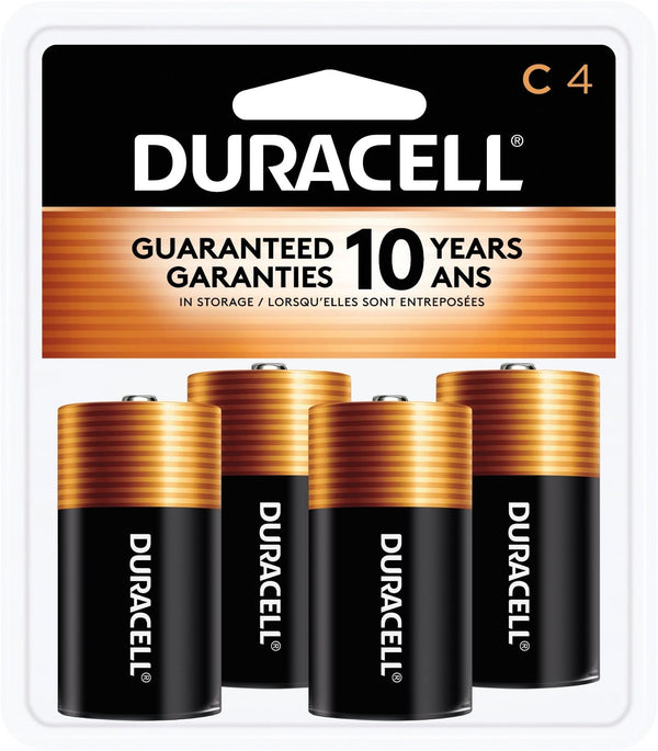 Coppertop C Alkaline Batteries, All Purpose, 4-pk A2428