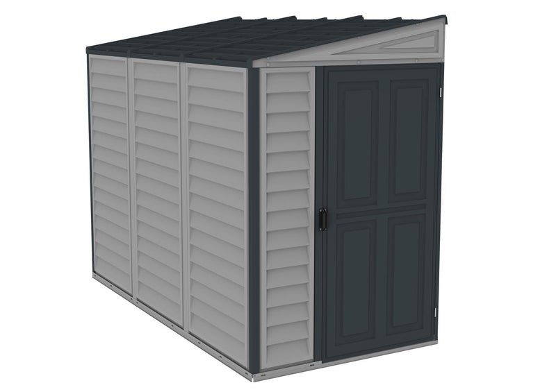 Sidemate Plus Compact/Narrow Outdoor Storage Shed, 4-ft x 8-ft T1197