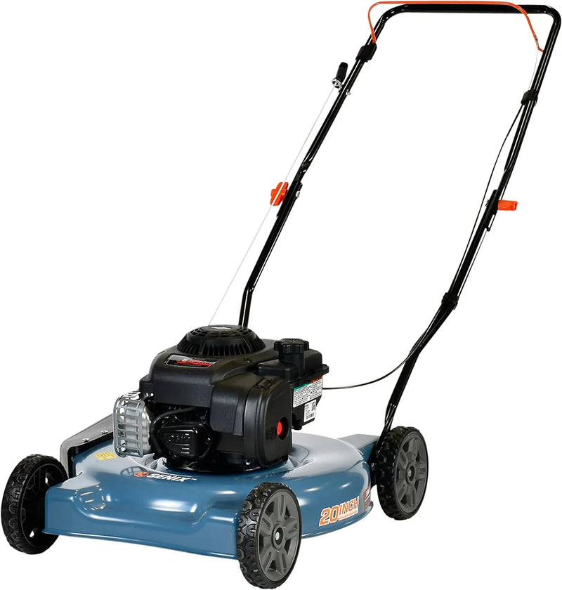 Gas Lawn Mower, 20-Inch, 125 cc 4-Cycle Engine, Push Lawnmower Q5427