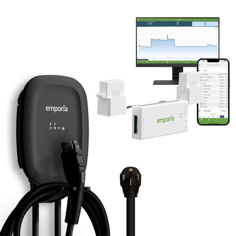 40A Wi-Fi Level 2 NEMA 14-50 J1772 EV Charger with Load Management W8579