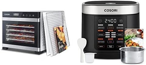 COSORI 10 Cup Rice Cooker with 18 Functions, Stainless Steel Inner Pot Z6355