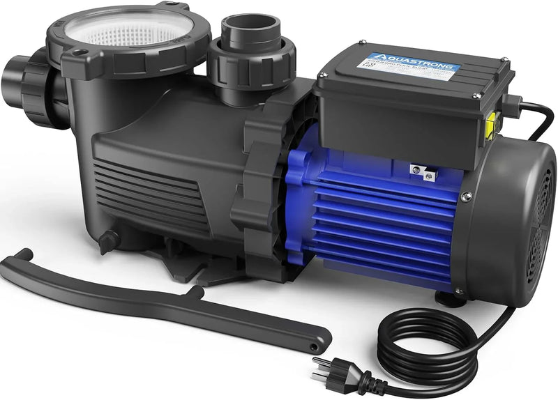 In/Above Ground Pool Pump, High Flow (with Timer, 2HP, 8917 GPH, 220V) O3826