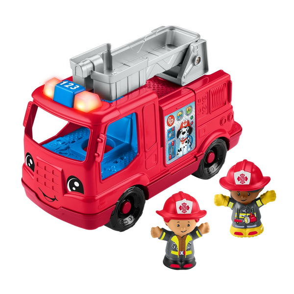 Little People Fire Truck Musical Toddler Toy with Lights, Sounds & 2 Figures F3552