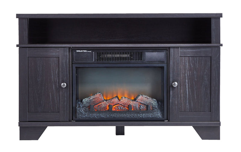 Hamilton Electric Fireplace TV Stand, 44.5-in, 1500W, Brown Cappucino F9494
