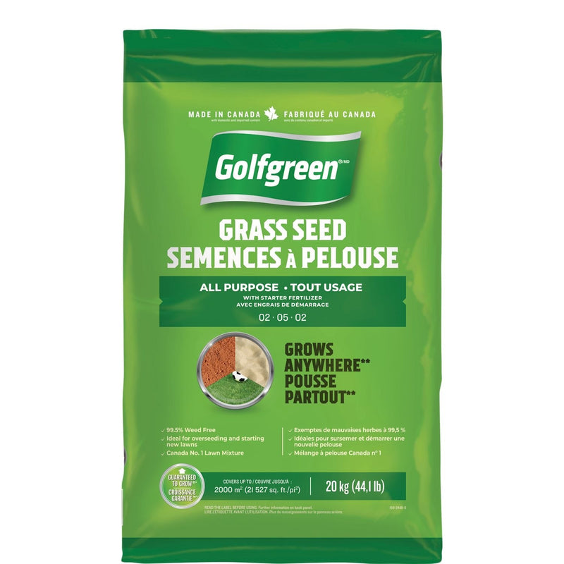 All Purpose Grass Seed with Starter Fertilizer, 20kg M1258