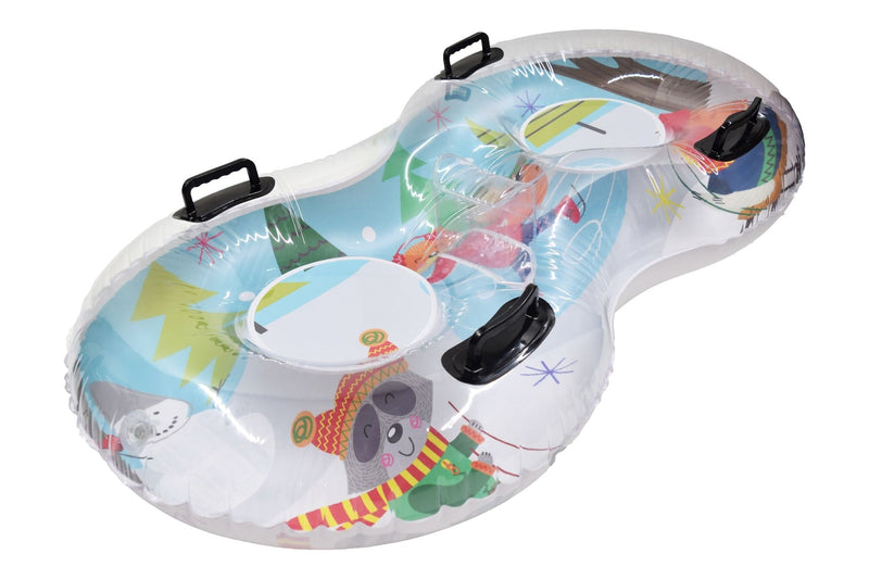 2-Person Duo Inflatable Winter Snow Tube L0580