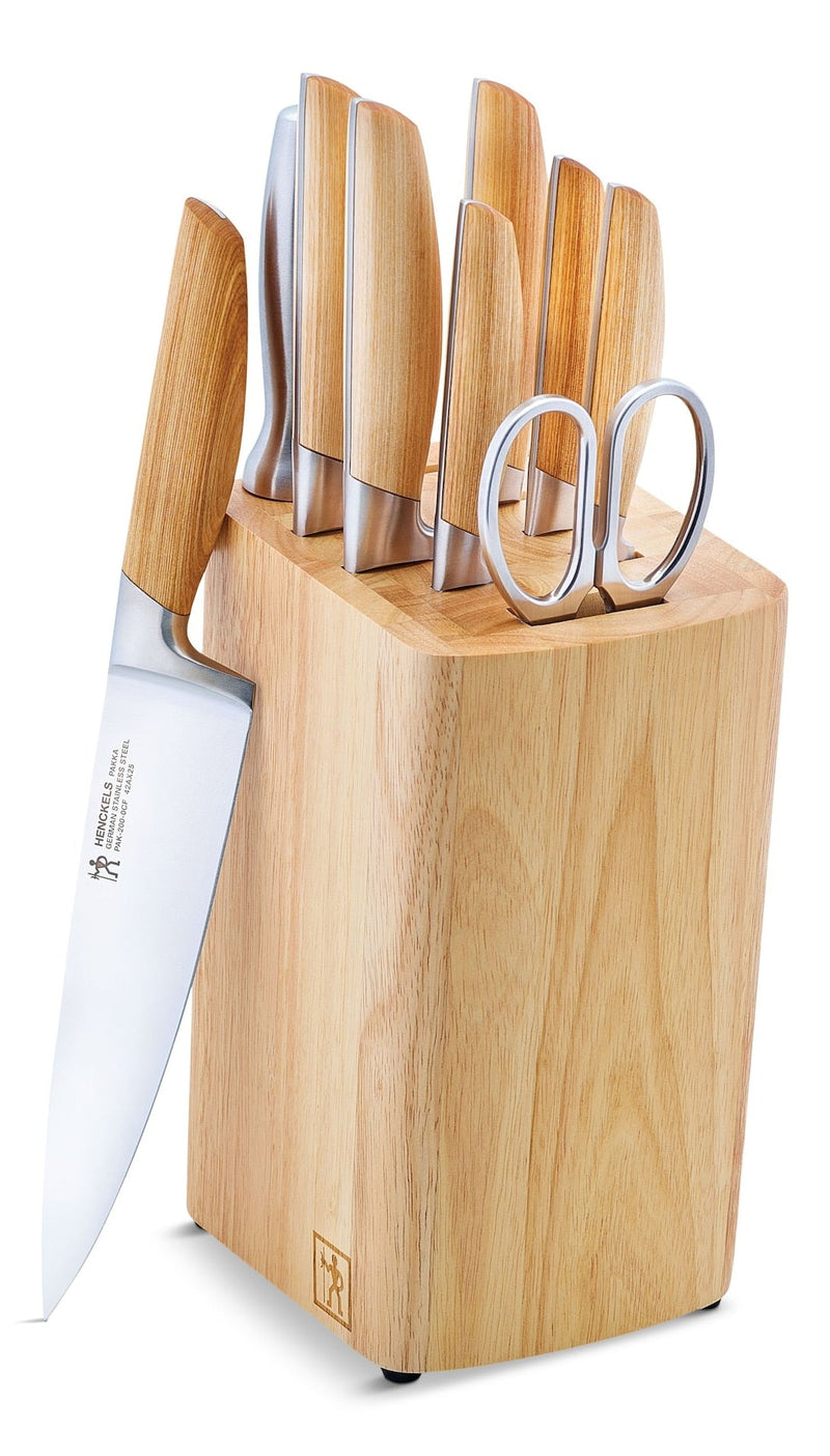 Pakka Knife Block Set with Wood Handle, 10-pc E6211