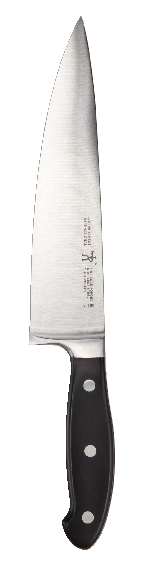 Stainless Steel Fine Edge Forged Chef's Knife, Ergonomic Grip, 8-in P8608