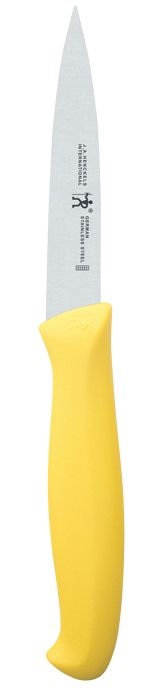 Stainless Steel Paring Knife, Dishwasher Safe, 3.5-in, Assorted Colours X0083