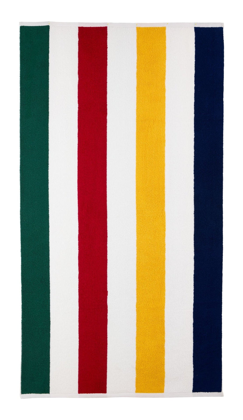 Stripes Beach Towel, Cabana Vertical, Multi-Coloured, 70-in x 40-in B9590