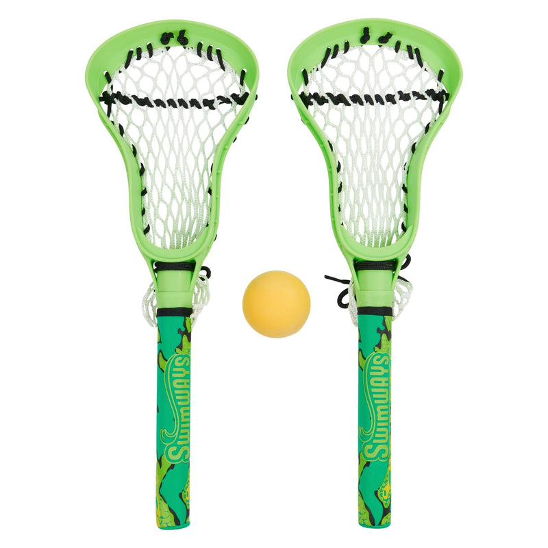 Lacrosse Stick Set, Multi-Coloured, 2-pk, Ages 5+, for Beach/Pool Fun Activities C6031