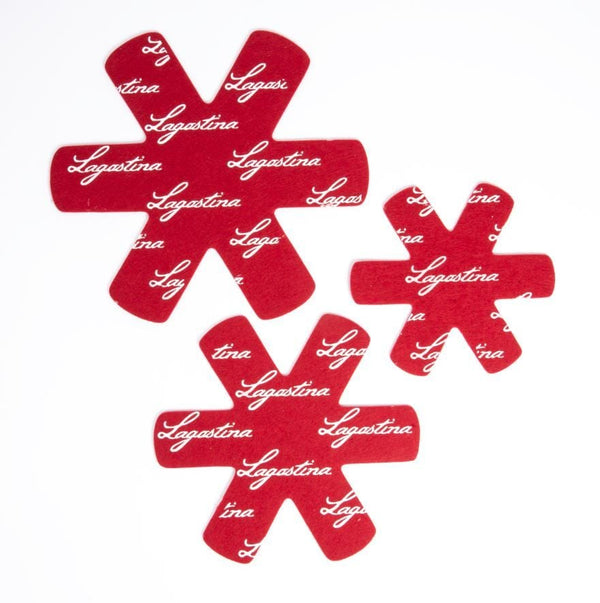 Cookware Protectors for Pots and Pans, 5-pc, Red T0069