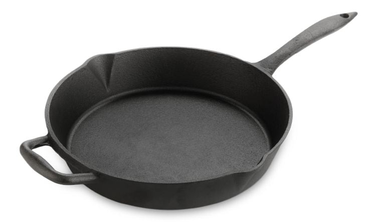 Pre-Seasoned Cast Iron Skillet, Oven & Broiler Safe, Black, 10-in P8224