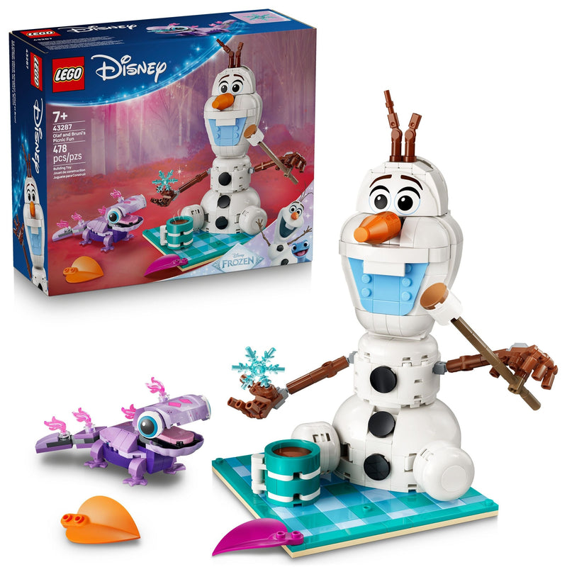 Frozen Olaf & Bruni’s Picnic Fun Toy Building Set - 43287, 478-pcs, Ages 7+ Z2448