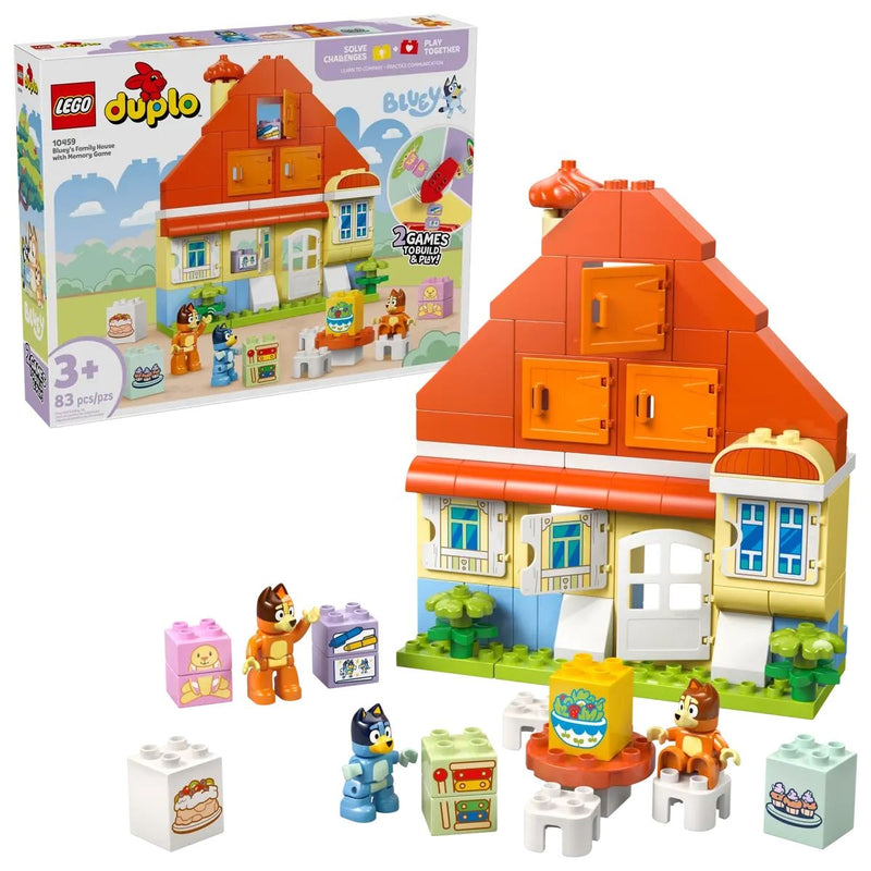 Family House with Memory Game - 10459, 83-pcs, Ages 3+ V8374