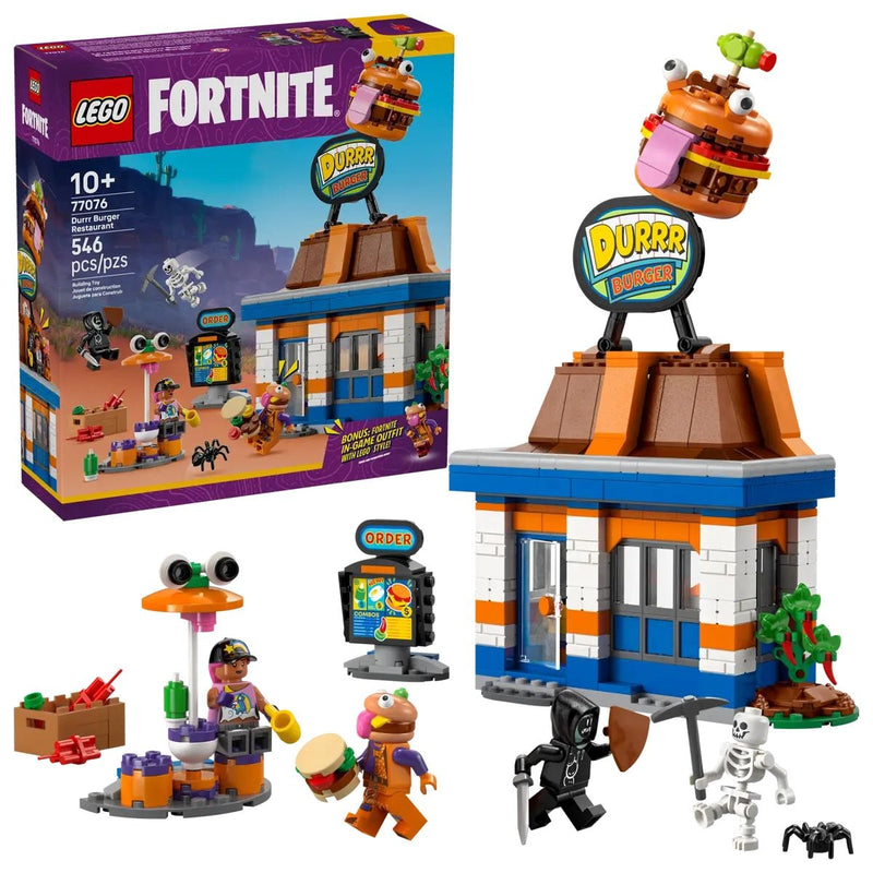 Fortnite Durrr Burger Restaurant - 77076, 546-pcs, Ages 10+ E9863