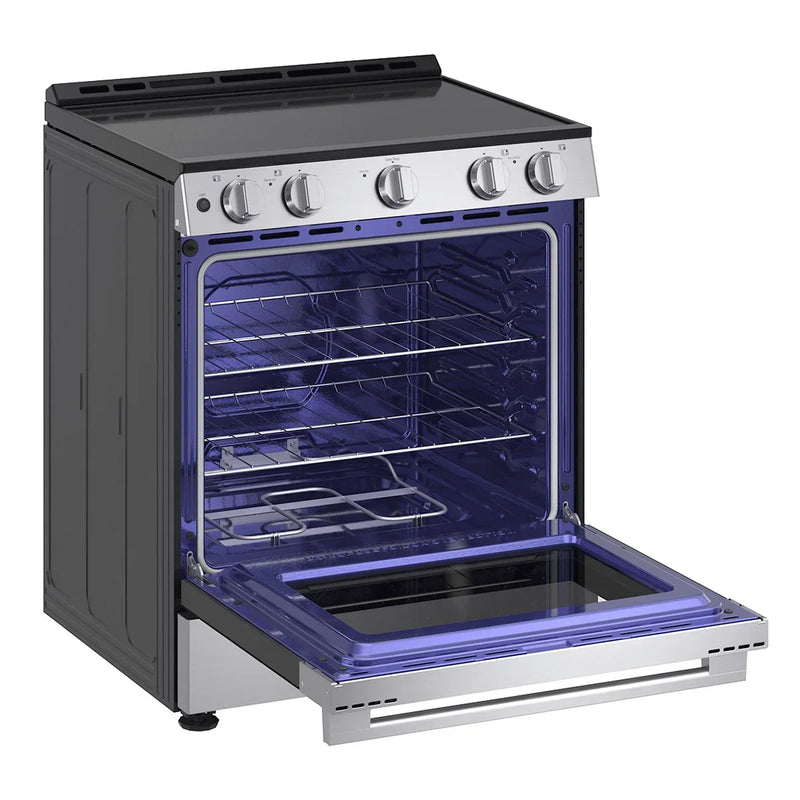 LG 30 in 6.3 cu ft. Stainless Steel Electric Slide-in Range with EasyClean and Pinch to Turn Safety Knobs O0669