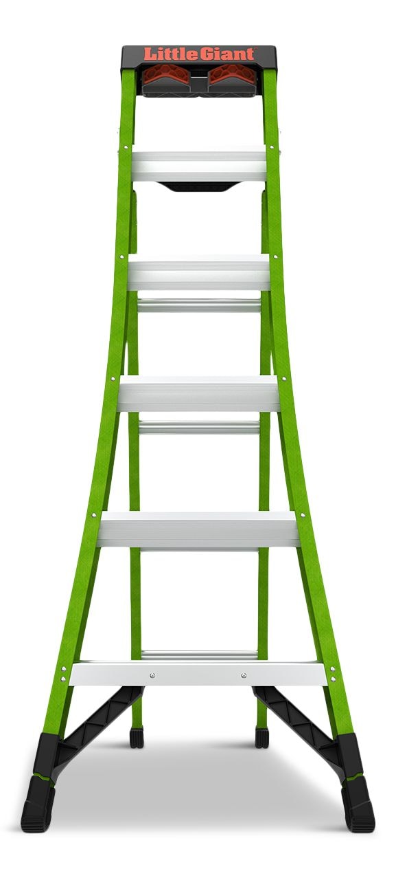 Ladders King Kombo 3-in-1 Grade 1AA Fiberglass Ladder, 6-ft to 10-ft, 375-lb, Model# 13906-305 R0259