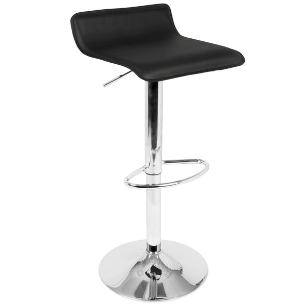 Ale PU Leather Swivel Counter/Bar Stool Adjustable Height (2-Piece Set) V2892