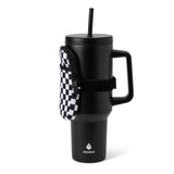 Swivel Stainless Steel Tumbler with Bag, 40-oz