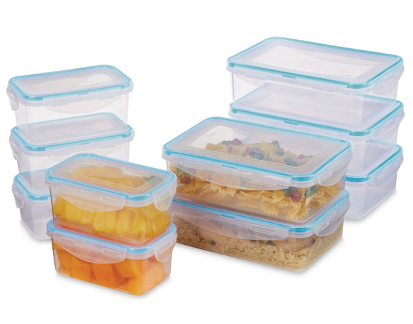 BPA-Free Food Container Container Set with Lids, 10 Count H9994