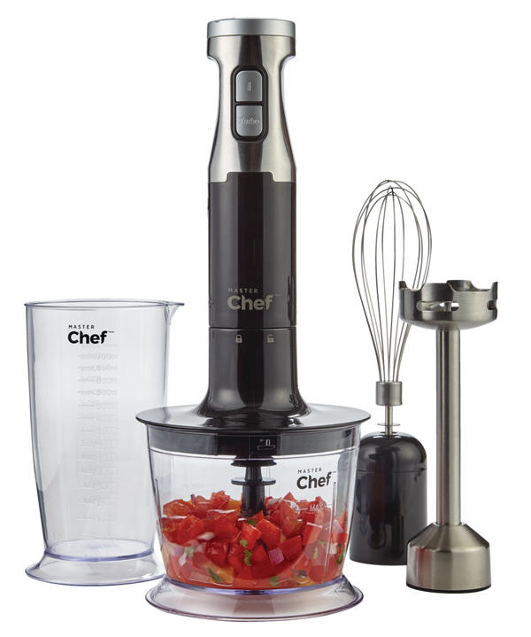 Corded Hand Blender with Whisk, Stainless Steel, Black E9109