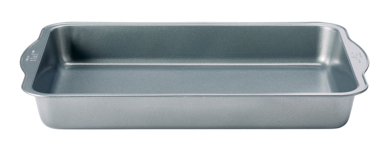 Non-Stick Oblong Cake Pan, 16x10.5x2-in X8995