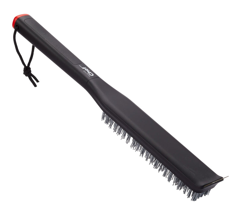 Pizza Stone Cleaning Brush & Scraping Tool with Ergonomic Grip, Black X7875