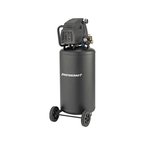 26-Gallon Oil-Free Portable Vertical Air Compressor, Matte Black, 135 PSI, 1.8HP Z5907