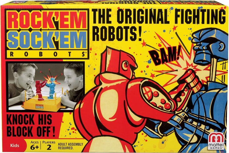 Rock 'Em Sock 'Em Robots Classic Boxing Match Game for Kids, Ages 6+ Z3997