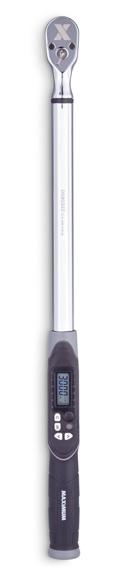 1/2-in Drive Digital Torque Wrench, 12.5-250 ft-lbs Z7899