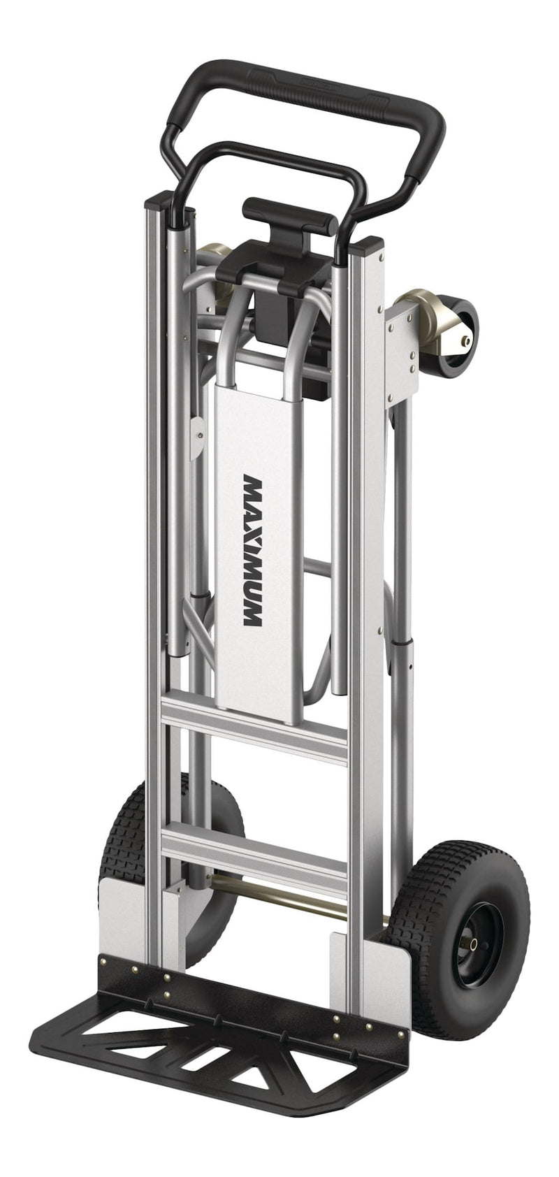 3-in-1 Hybrid Aluminum Hand Truck & Cart, 800 lb & 1000 lb Load Capacity, No Assembly Required V1760