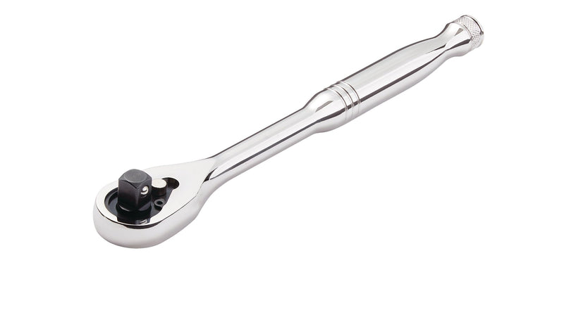 3/8-in Drive 90-Tooth Ratchet, CRV, Nickel-Chrome Plating, 8-in F7696