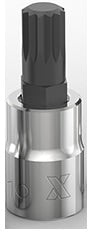 3/8-in Drive Triple Square Socket, Hex Bit A6133