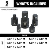 Impact Adapter Set with Case, 5-pc