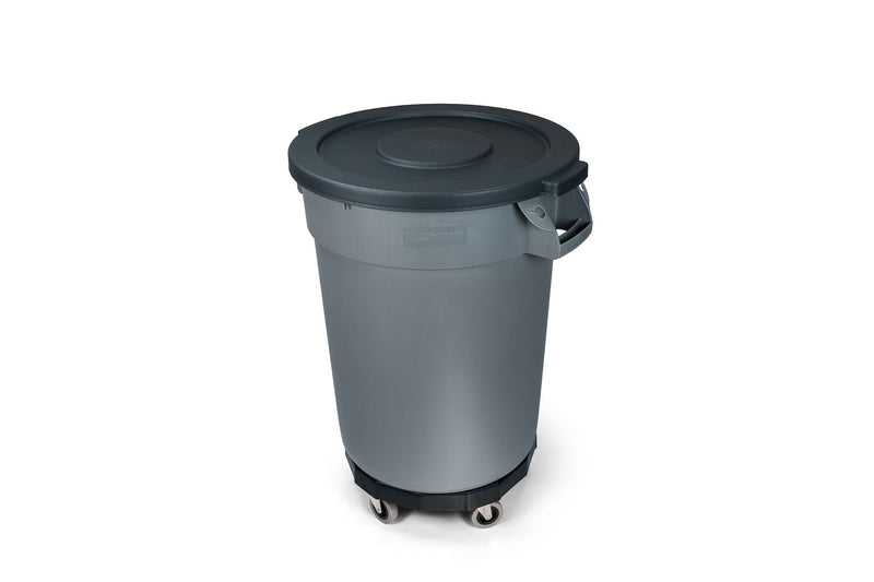 Universal Commercial Heavy-Duty Resin Garbage Can Dolly, Black F6140
