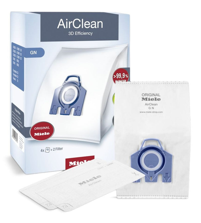 Miele AirClean 3D GN Dust Bags, 4-pk N0075