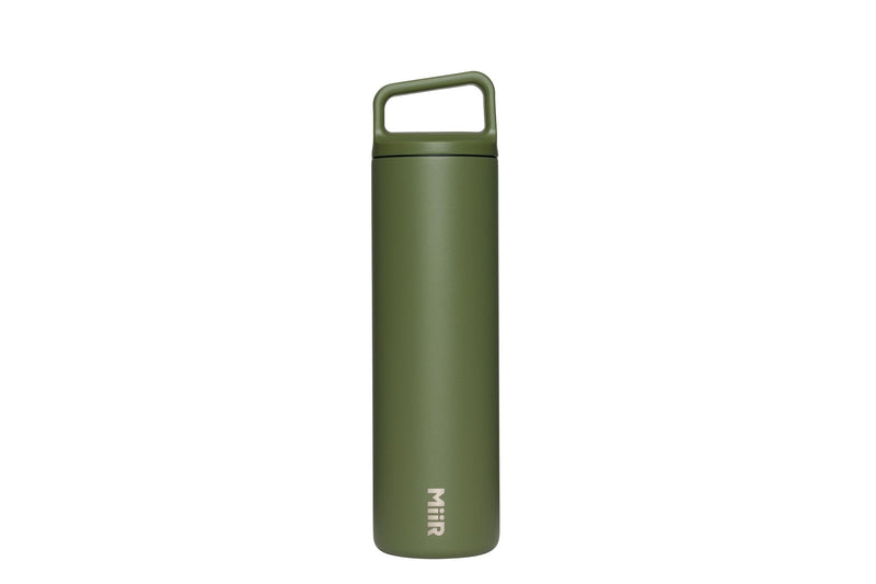 Wide Mouth Stainless Steel Insulated Travel Water Bottle, Evergreen, 20-oz I6854