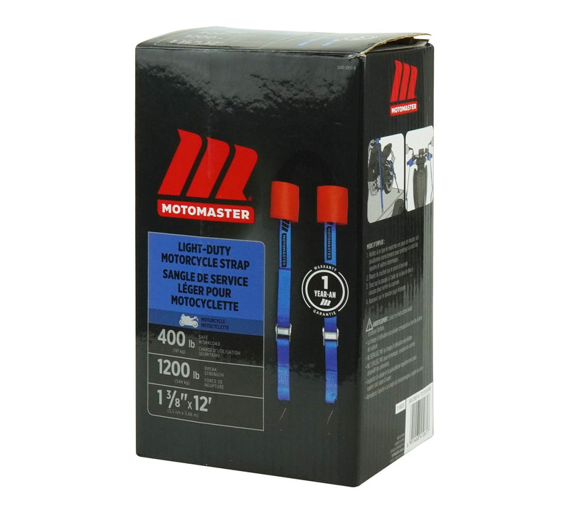 1,200-lb Motorcycle Tie Down Strap, 1 3/8-in x 12-ft Z8304