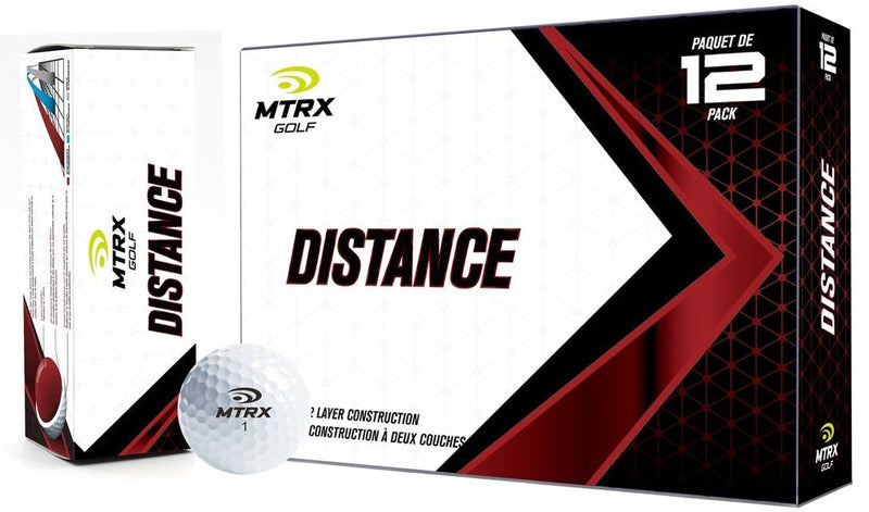 Distance Golf Balls, White, 12-pk I2836