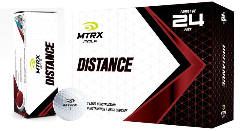 Distance Golf Balls, White, 24-pk G7945