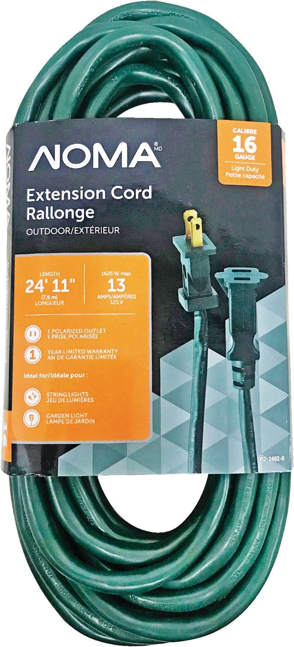 24-ft 11-in 16/2 Outdoor Extension Cord with 1 Outlet, Green G4345