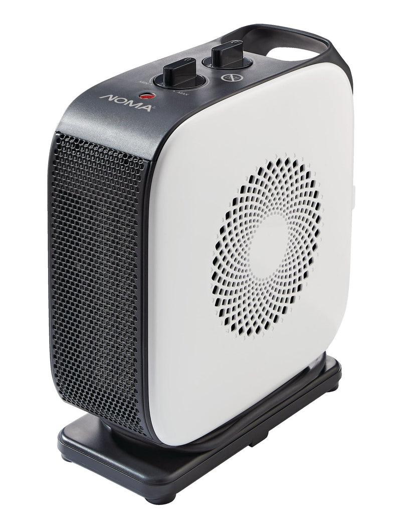 Portable Oscillating Portable Ceramic Space Heater withThermostat, 1500W, White M3312