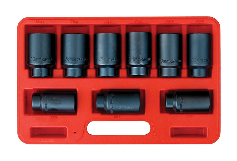 Deluxe Axle Nut Socket Set, 9-pc M9531