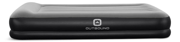 Double High Flocked Airbed, Queen, Grey G5551