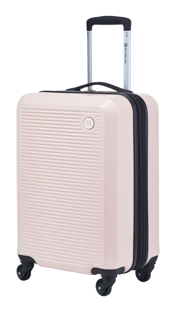 Hardside Carry-On Spinner Flex Travel Suitcase, Pink, 21-5/8-in B5546