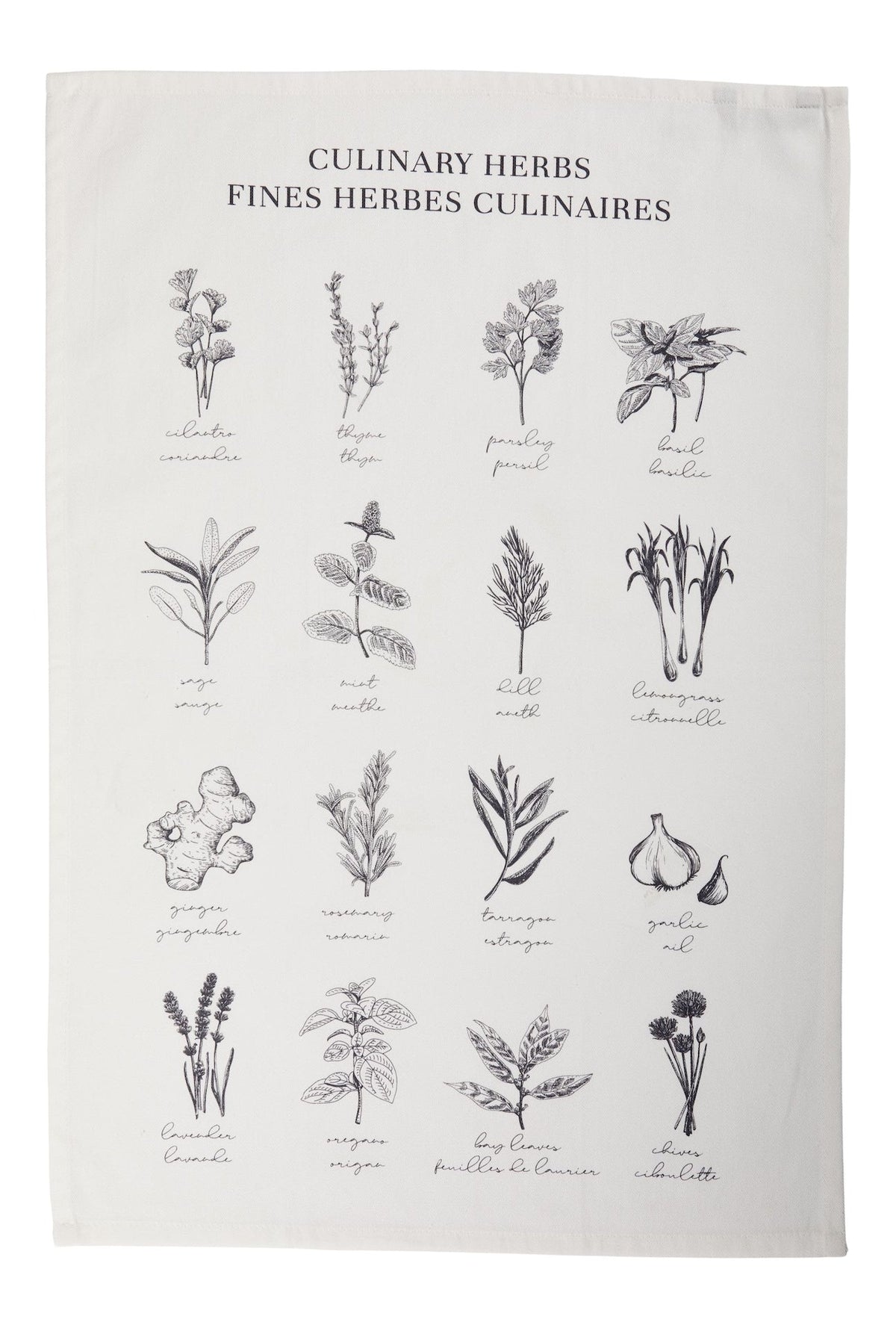 All-Purpose Vegetable-Print Cotton Kitchen Towels, 2-pk