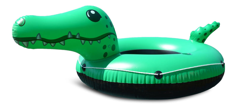 Inflatable Crocodile River/Lake Float Tube, 1-person, Green B0997