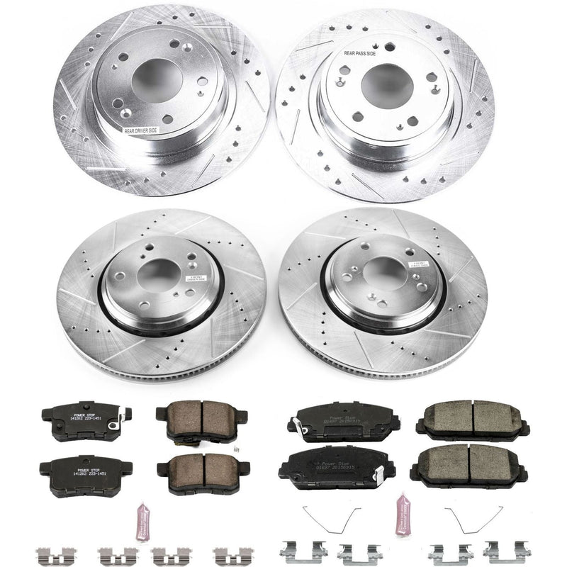 Z23 Evolution Sport Performance Brake Kit - Front & Rear (Part# K6000 - K16000) T6099